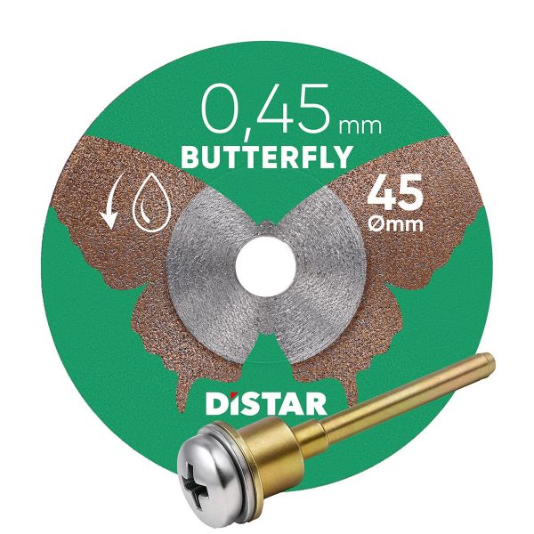 Круг алмазный отрезной 1A1R 45x0,45x5,8H/3,2- 3,0F Butterfly