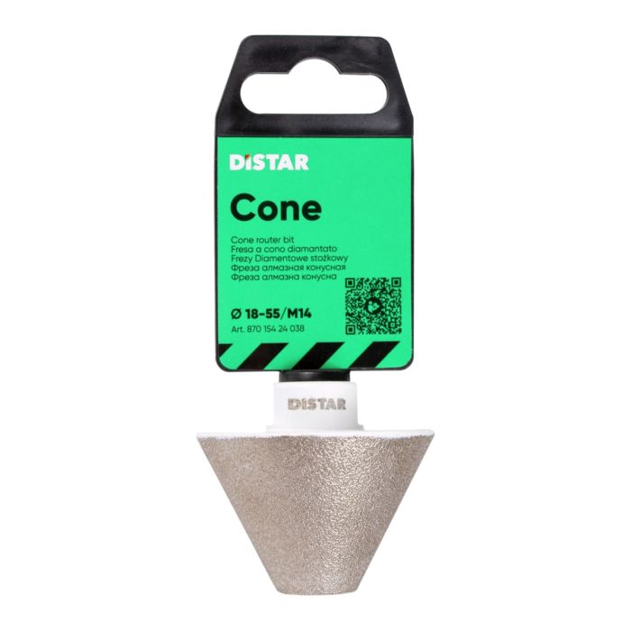 Фреза алмазна конусна Cone 18-55/M14 с