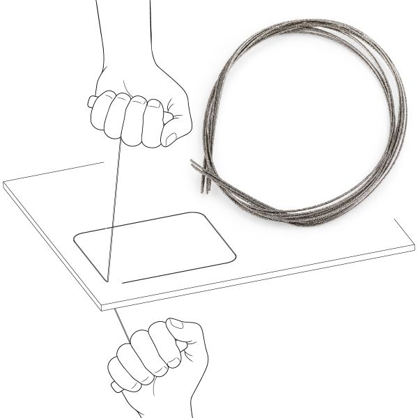 Алмазний дріт (набір 5 шт.) 0,5*300 Cord 0,5