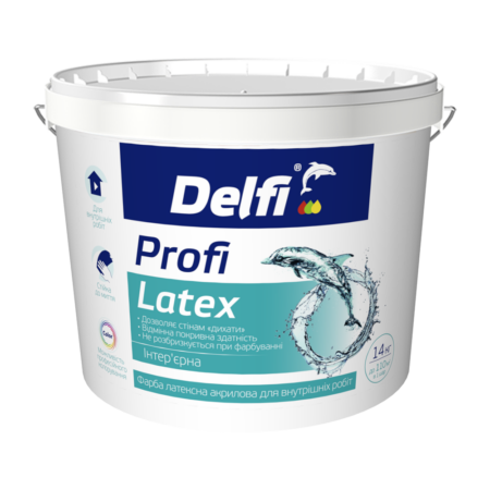 Краска латексная акриловая Delfi Profi Latex 14кг