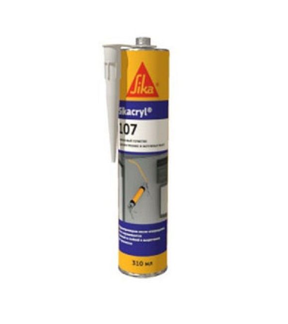 Герметик Sika Sikacryl 107 акриловий 310 мл Білий (13959776)