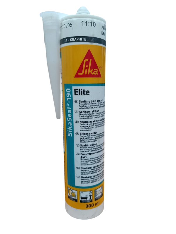 Герметик силіконовий НЕЙТРАЛЬНИЙ  SikaSeal-190 (Графіт)