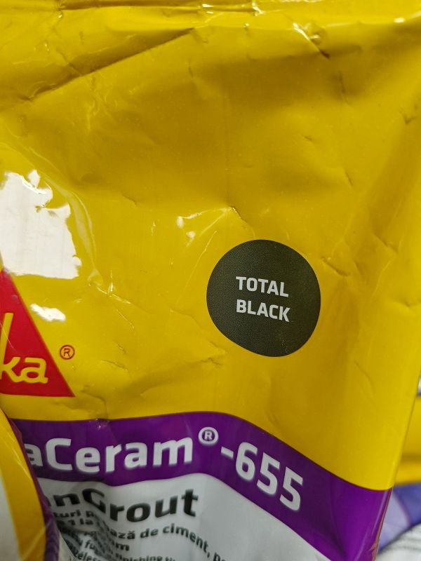 Затирка цементна Sikaceram-655 2 kg  (Чорна) Total Black
