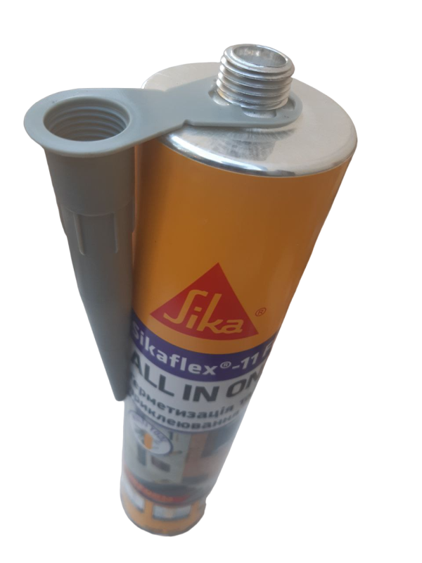 Клей-герметик Sikaflex-11FCз картриджем 300 мл Сірий (86886)