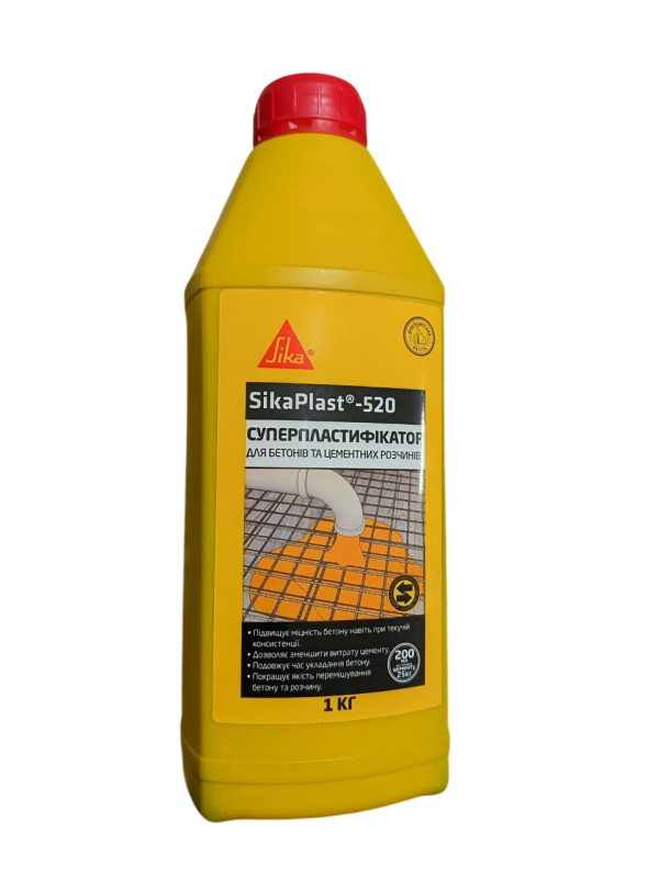 Добавка до бетону Sika SikaPlast 520 1 кг (14575719)