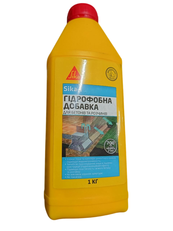 Добавка до розчинів Sika 1 Moerteldicht гідрофобізуюча 1 кг (132153)
