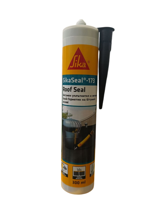 Клей-герметик на бітумній основі для бітумних і вологих поверхонь SikaSeal-173