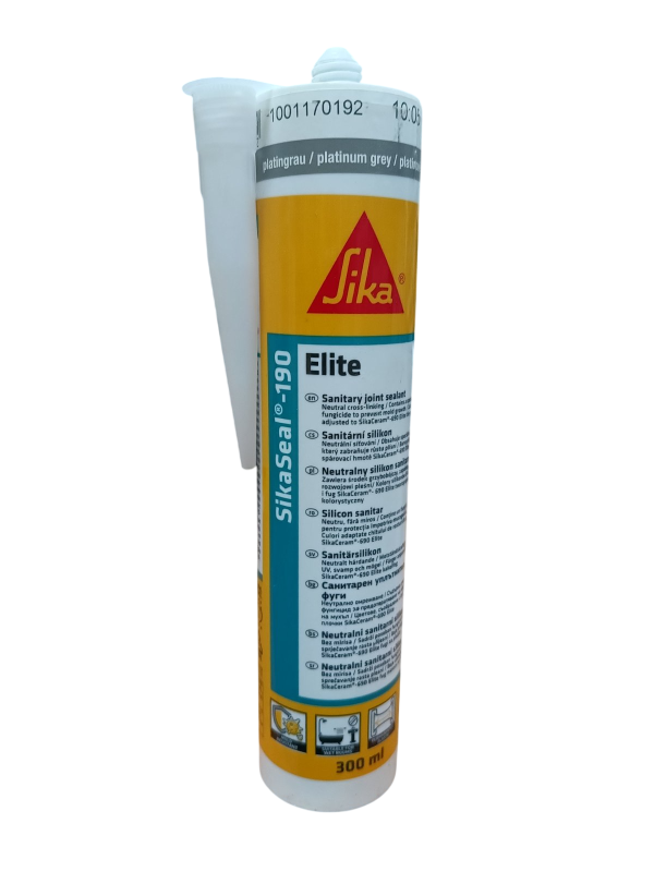 Герметик силіконовий НЕЙТРАЛЬНИЙ  SikaSeal-190 (Платиновий сірий)
