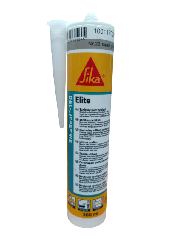 Герметик силіконовий НЕЙТРАЛЬНИЙ  SikaSeal-190 (Пісчаний сірий) sand grey