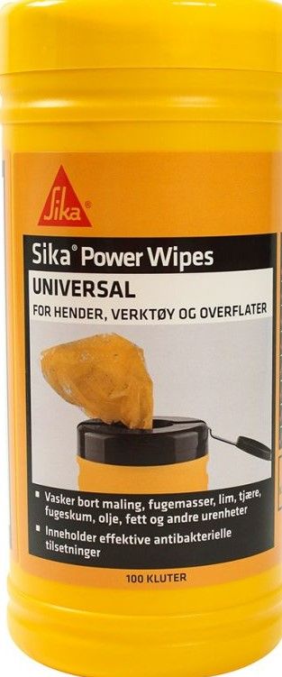 Cерветки для очищення рук та інструментів Sika Power Wipes 100 шт
